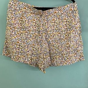 Loft Floral Shorts size 12
